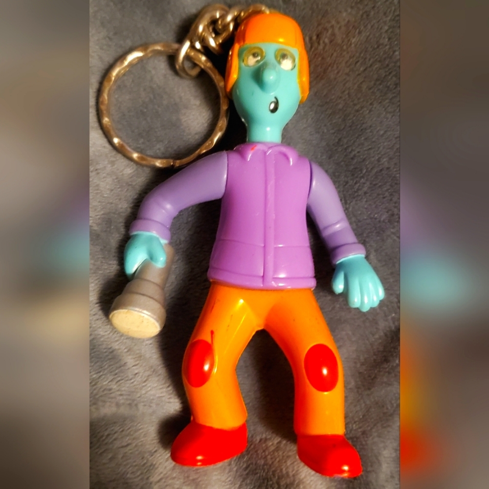 1999 McDonald's Happy Meal Toy Doug's First Colorful Cartoon Character Keychain